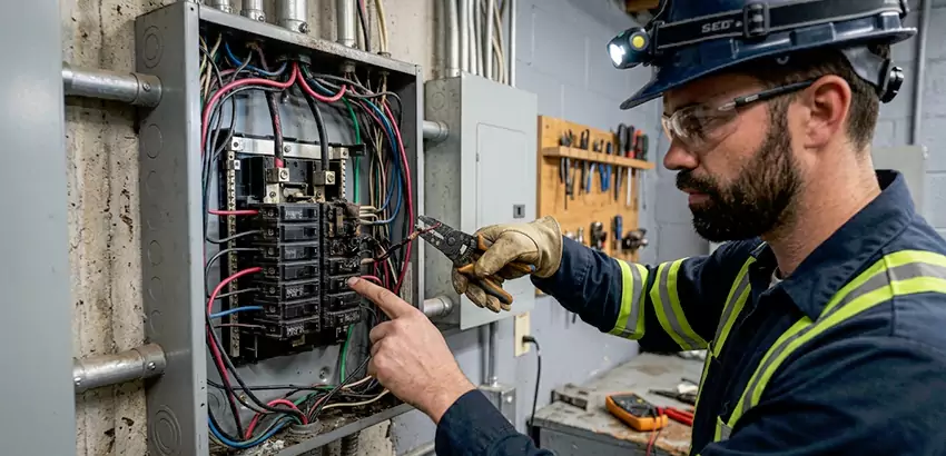 Breaker Box Short Circuit Repair in Athens