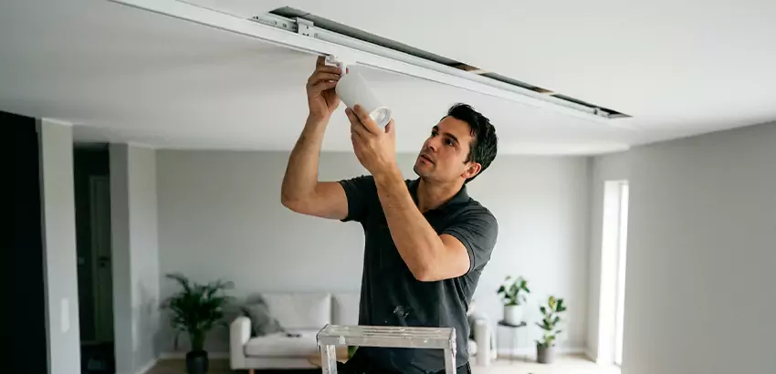 Recessed Track Lighting Installation in Athens